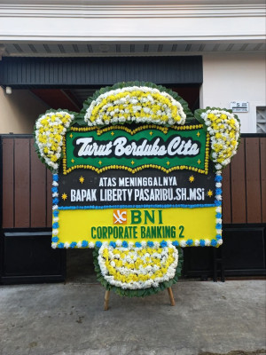 Papan Bunga Duka di Banyuasih