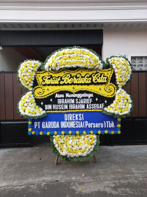 Papan Bunga Duka di Banyuasih