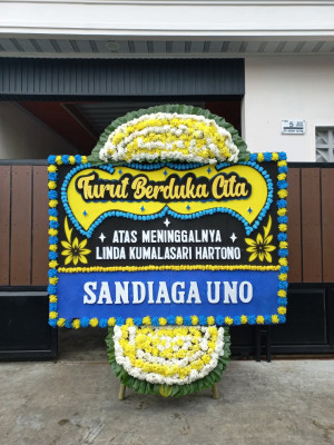 Papan Bunga Duka di Banyuasih